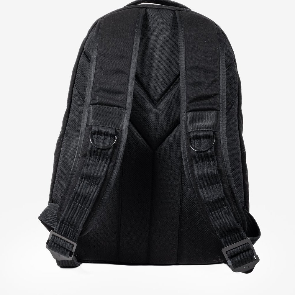 Y-3 Logo Embroidered Black Canvas Backpack - Picture 4 of 16